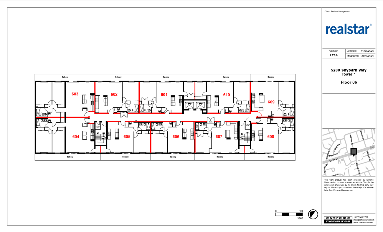 Multi-Unit Residential Sample Floor Plan