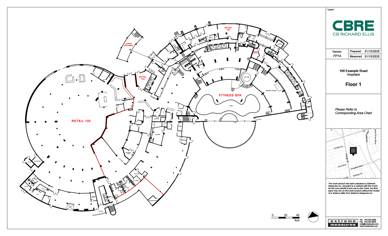 Retail Sample Floor Plan